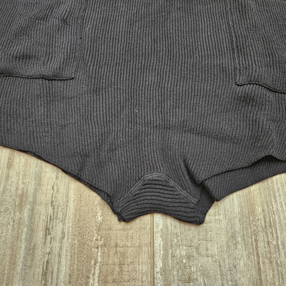 Anrabess Oversized Ribbed Sweater Romper - Picture 3 of 4